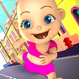 Baby Lauft Die Babysitter-Flucht