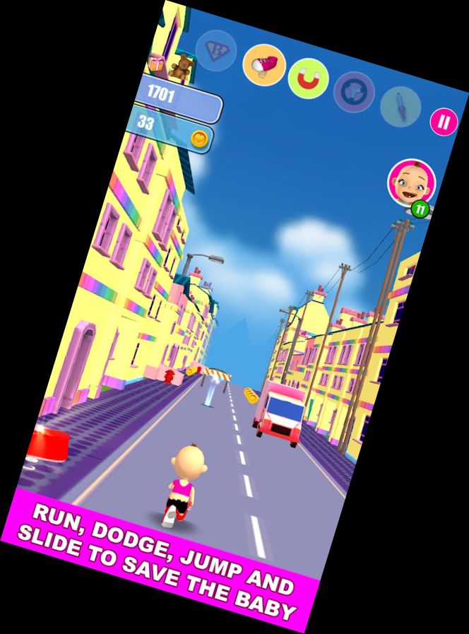 Baby Lauft Die Babysitter-Flucht