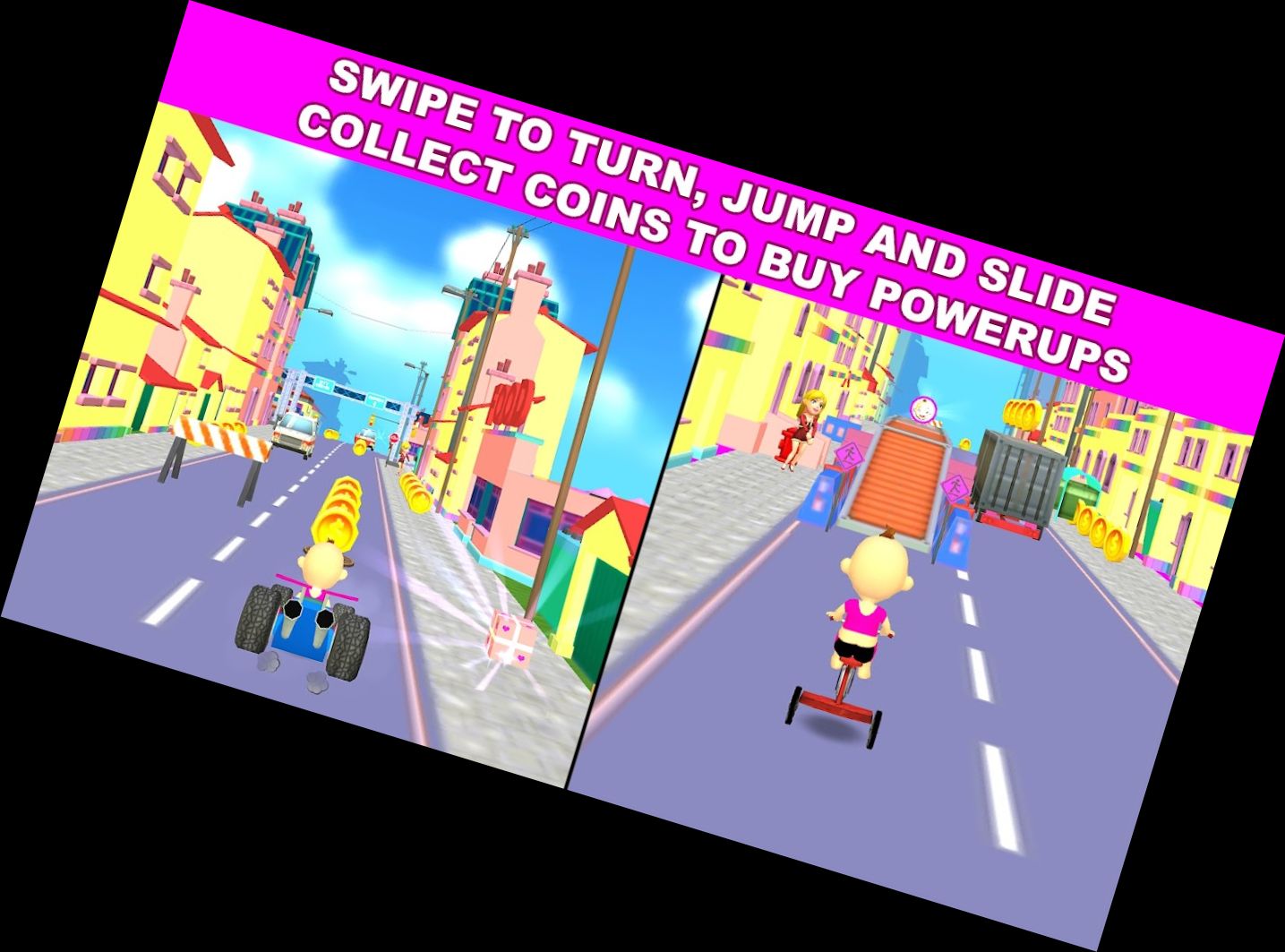 Дитина тікає від няньки