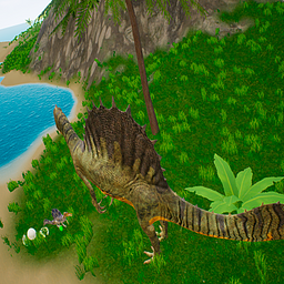 Spinosaurus Spiele 3D Dinosaurier