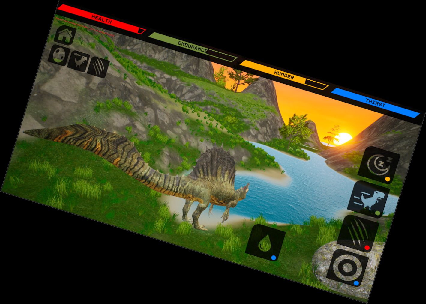 Spinosaurus Spiele 3D Dinosaurier
