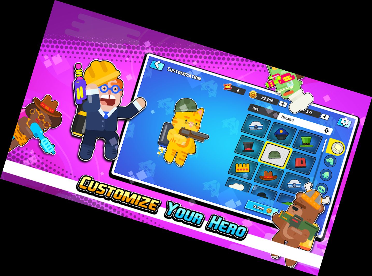 Schwerkraft-Brawl: Heldenschütze