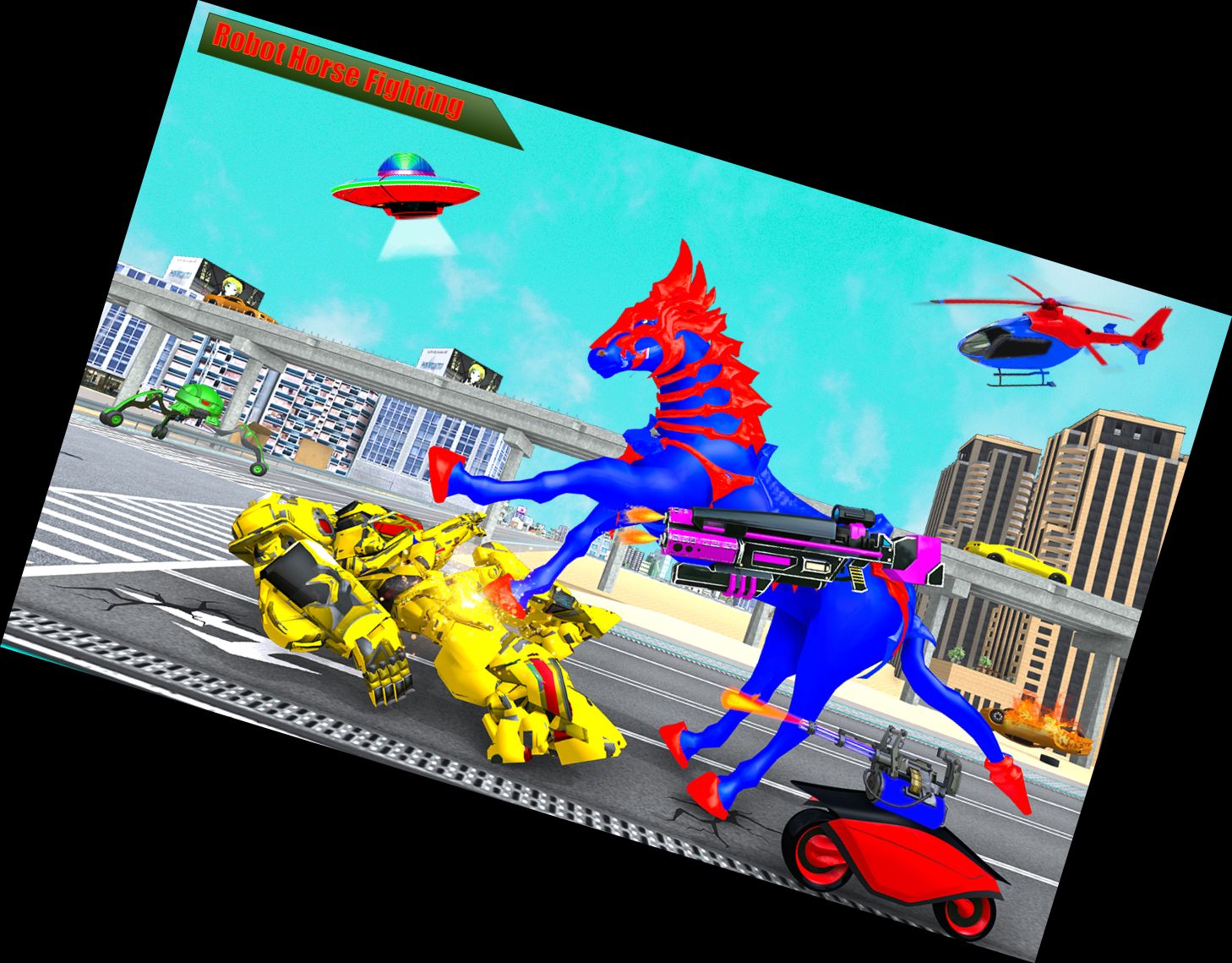 Летающий Конь Робот Трансформ