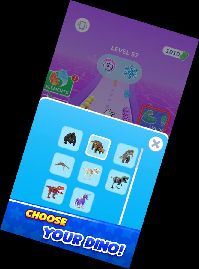 Dino Evolution Lauf 3D