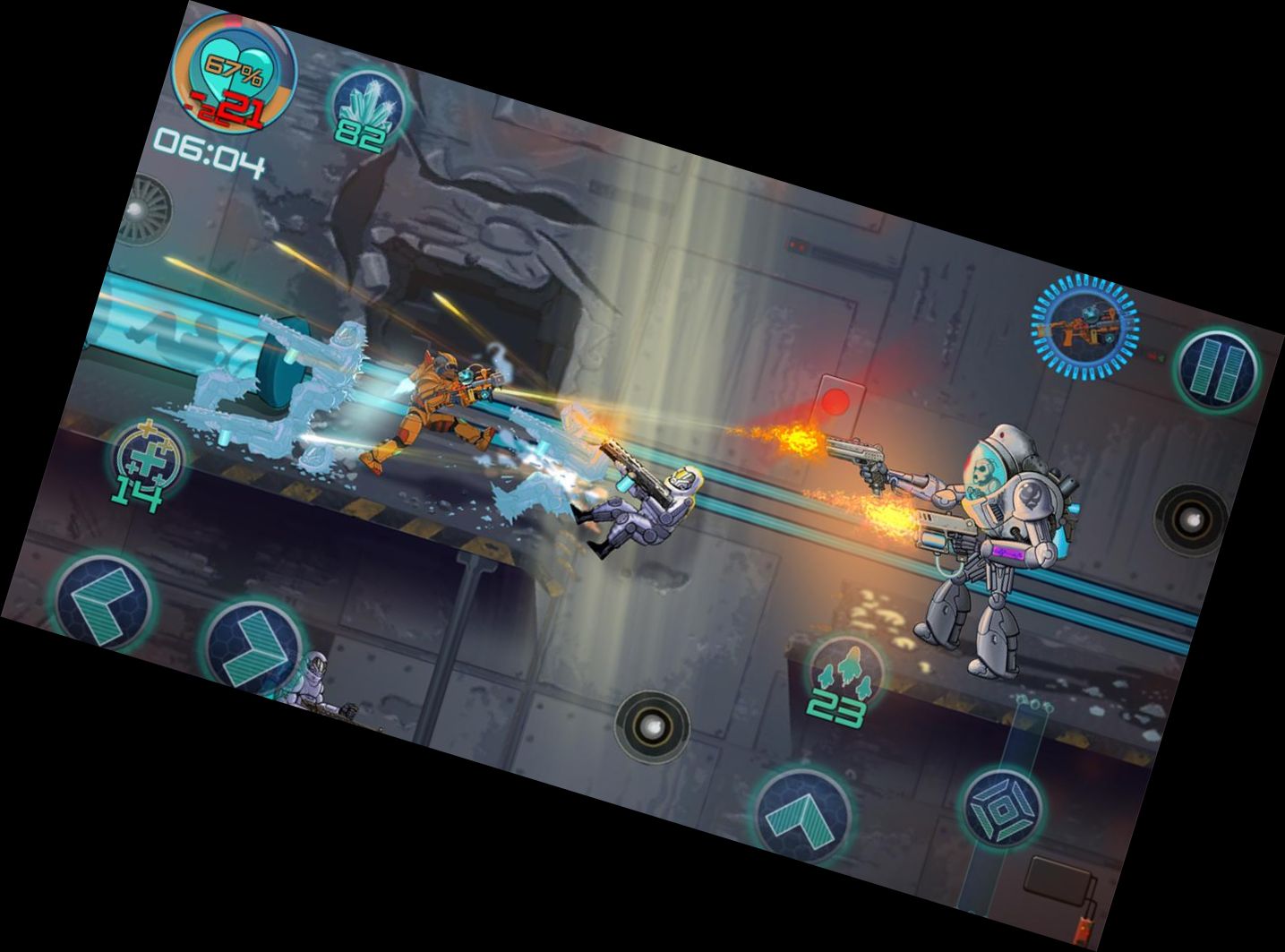 Wachhund. Shooter-Spiel