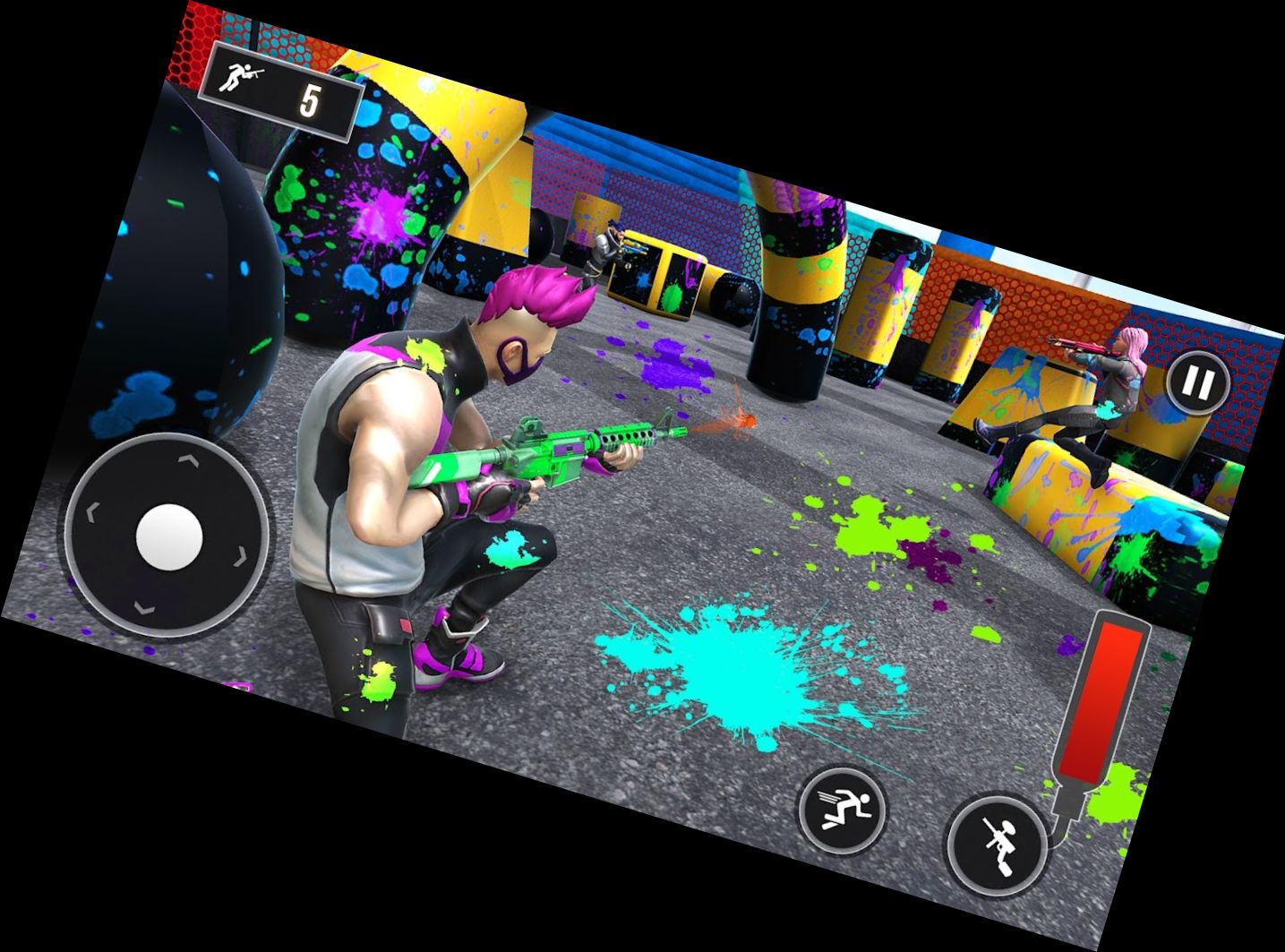 Paintball-Schießsimulator