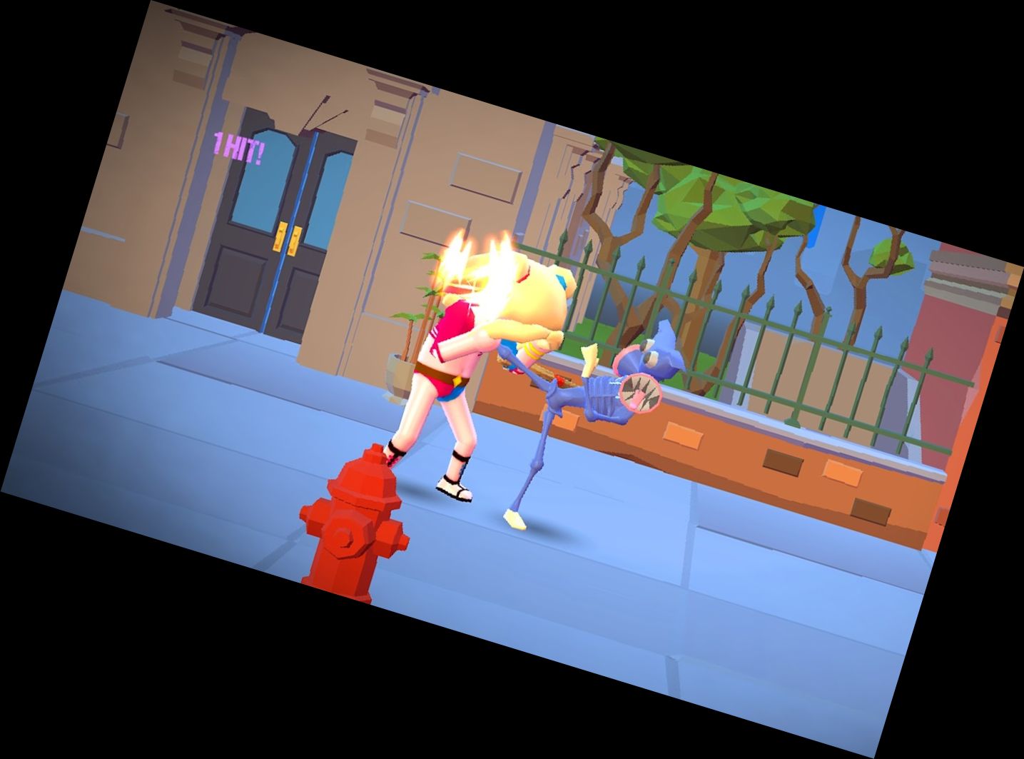 Уличная Драка: Бой с Монстр