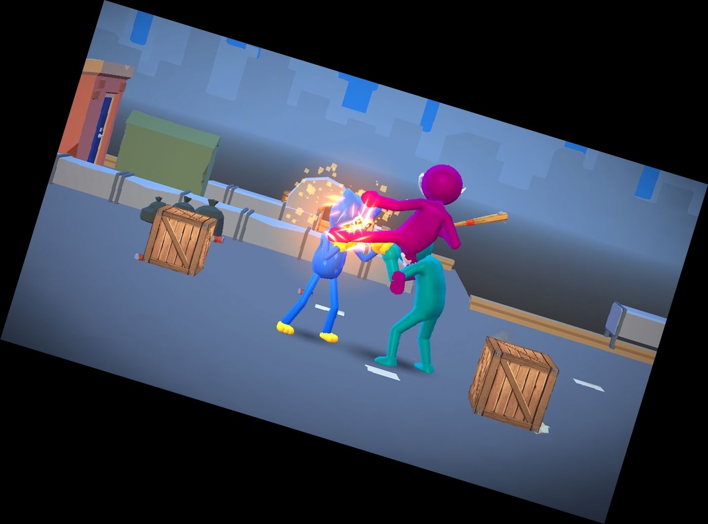 Уличная Драка: Бой с Монстр