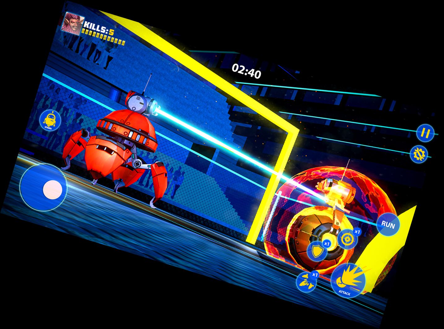 Robot Combat Zone Multiplayer Battles