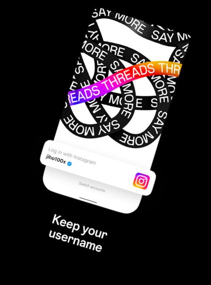 Потоки, додаток Instagram