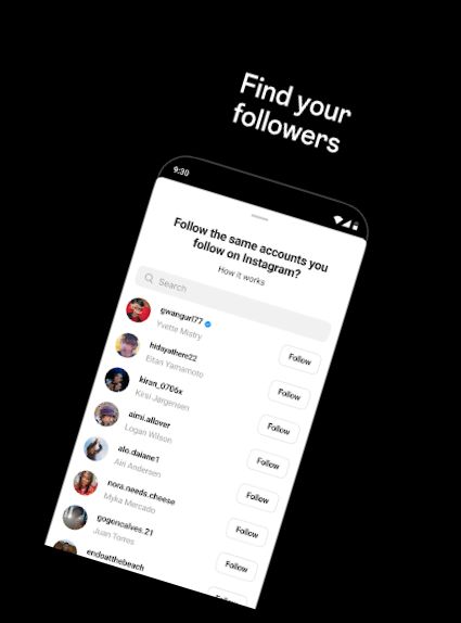 Потоки, додаток Instagram