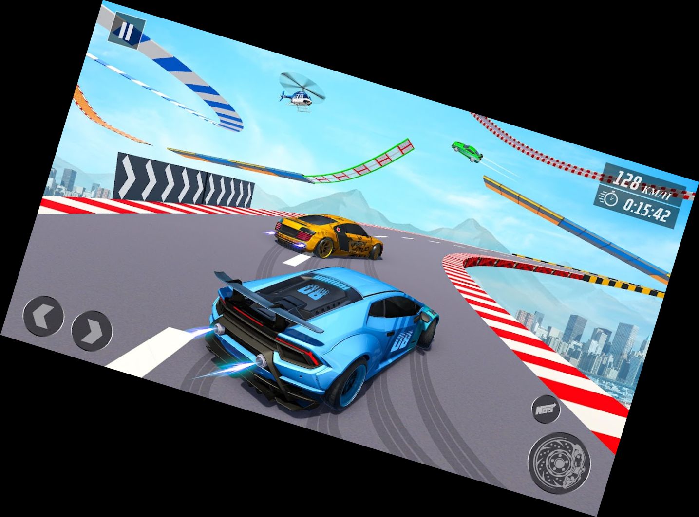 Racing in Car: Extreme Stunt Driving Games