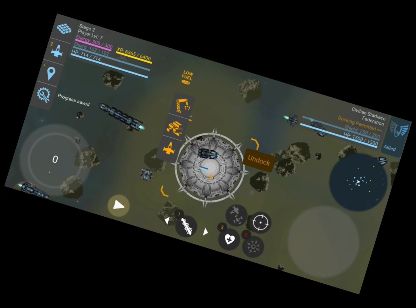 Rogue Blast Galaxia: Weltraum