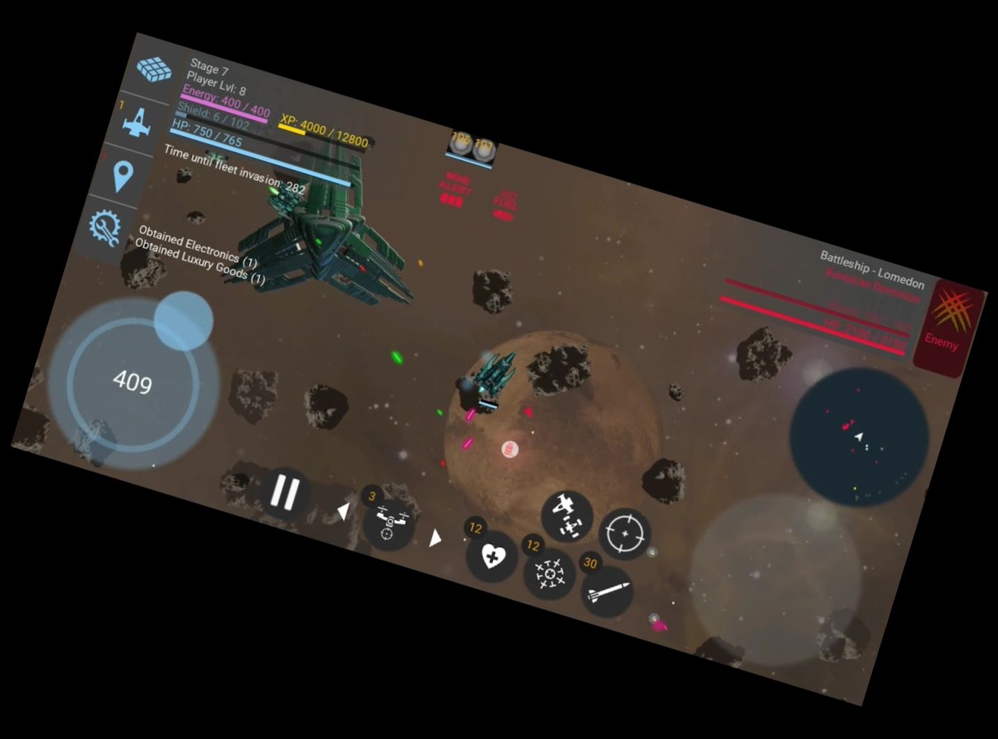 Rogue Blast Galaxia: Weltraum