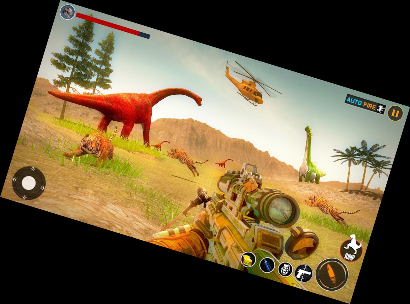 Prehistoric Wildlife Adventure Shooting Games