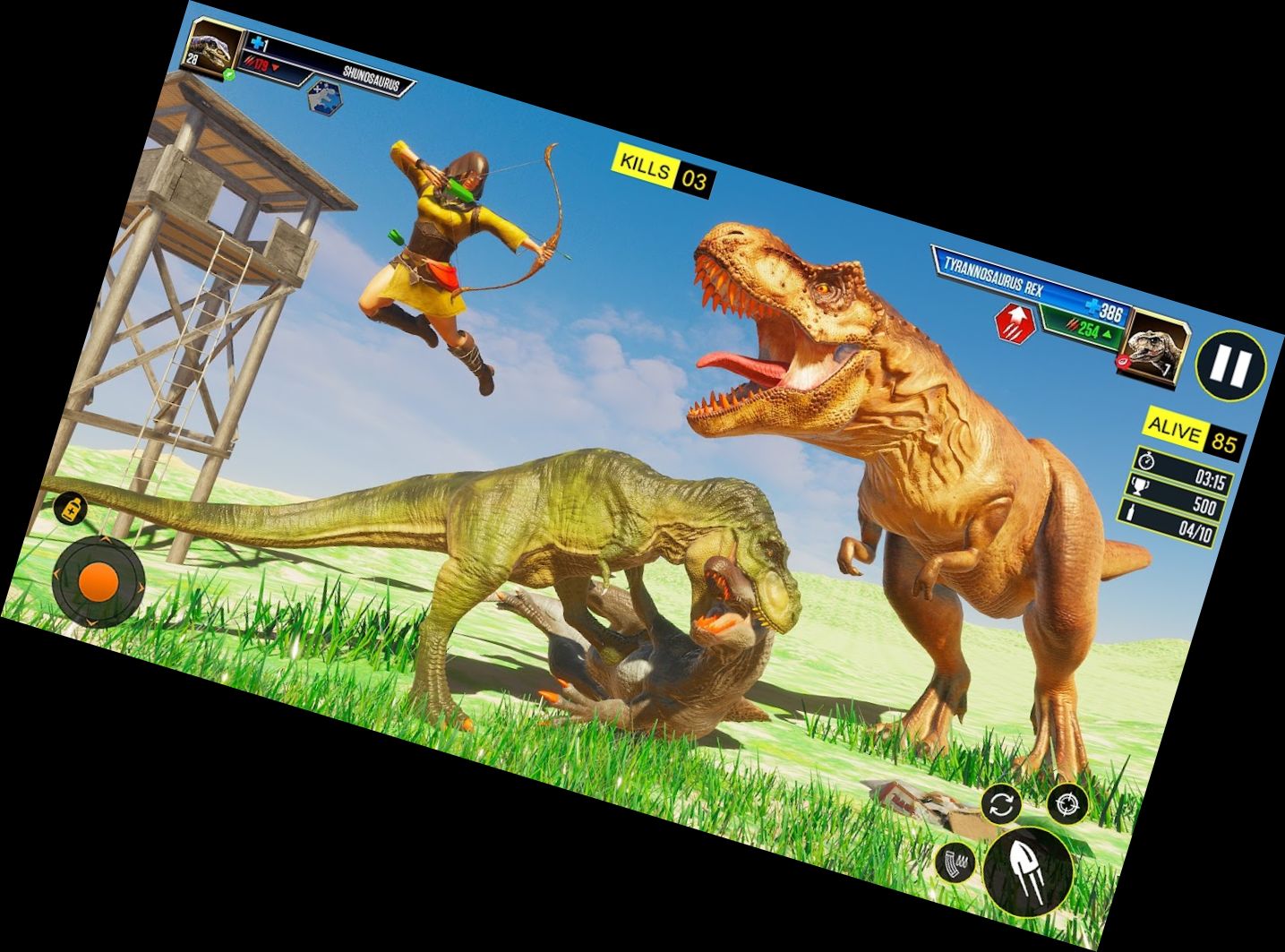 Prehistoric Wildlife Adventure Shooting Games