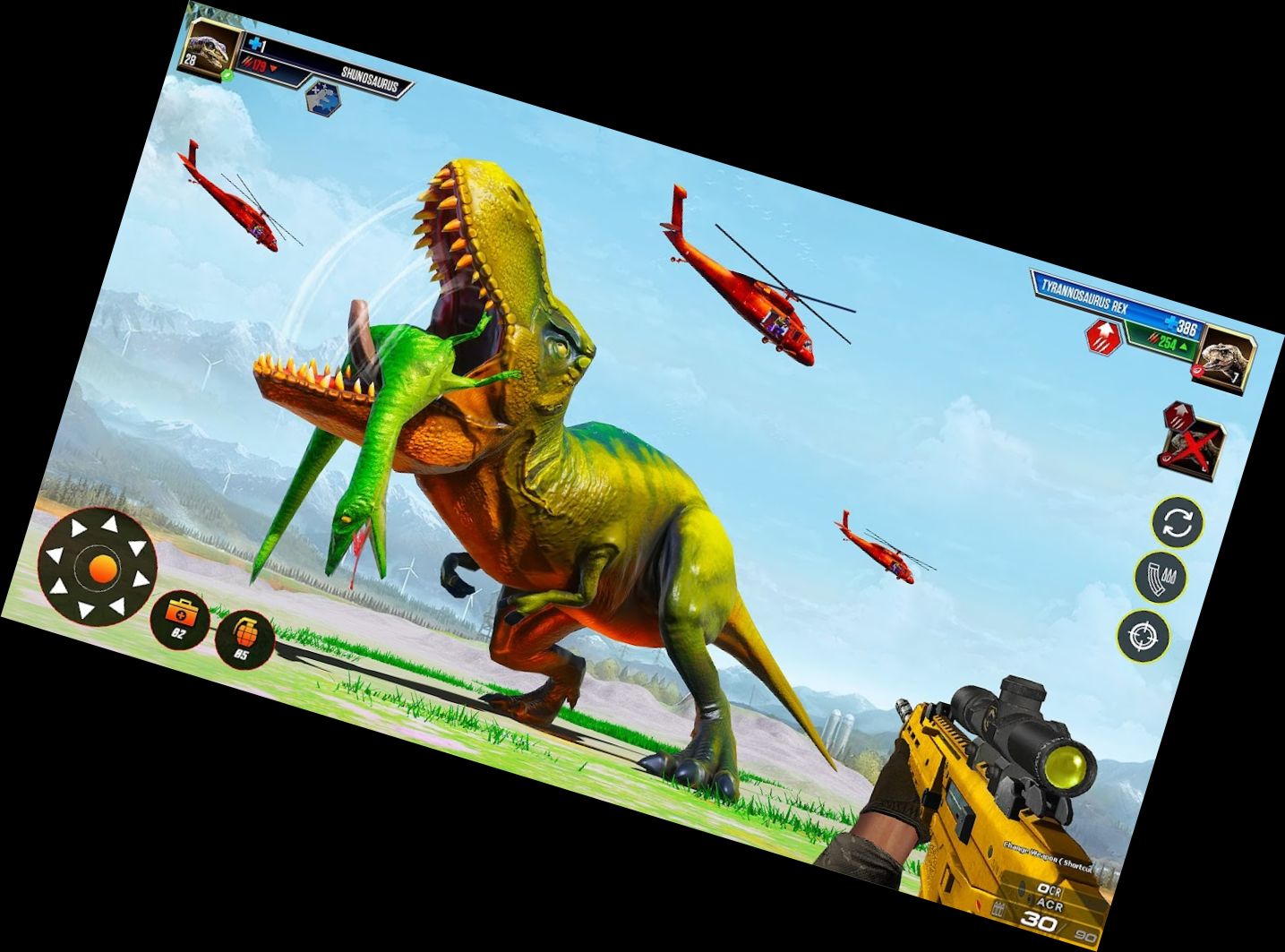 Prehistoric Wildlife Adventure Shooting Games