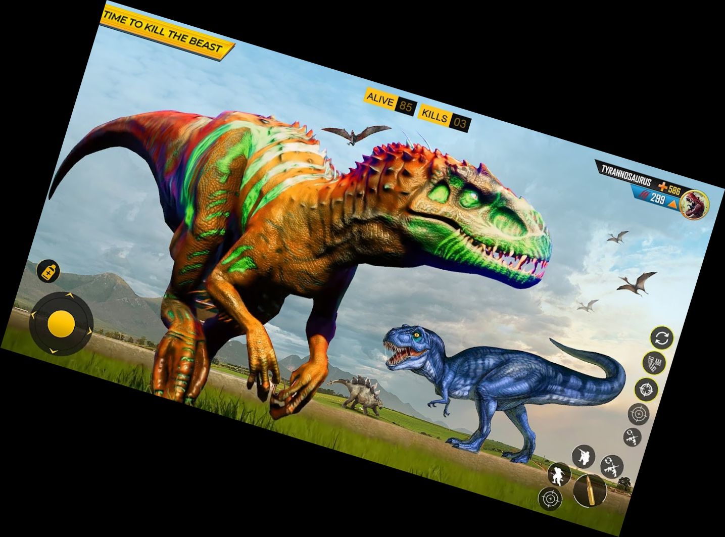 Prehistoric Wildlife Adventure Shooting Games