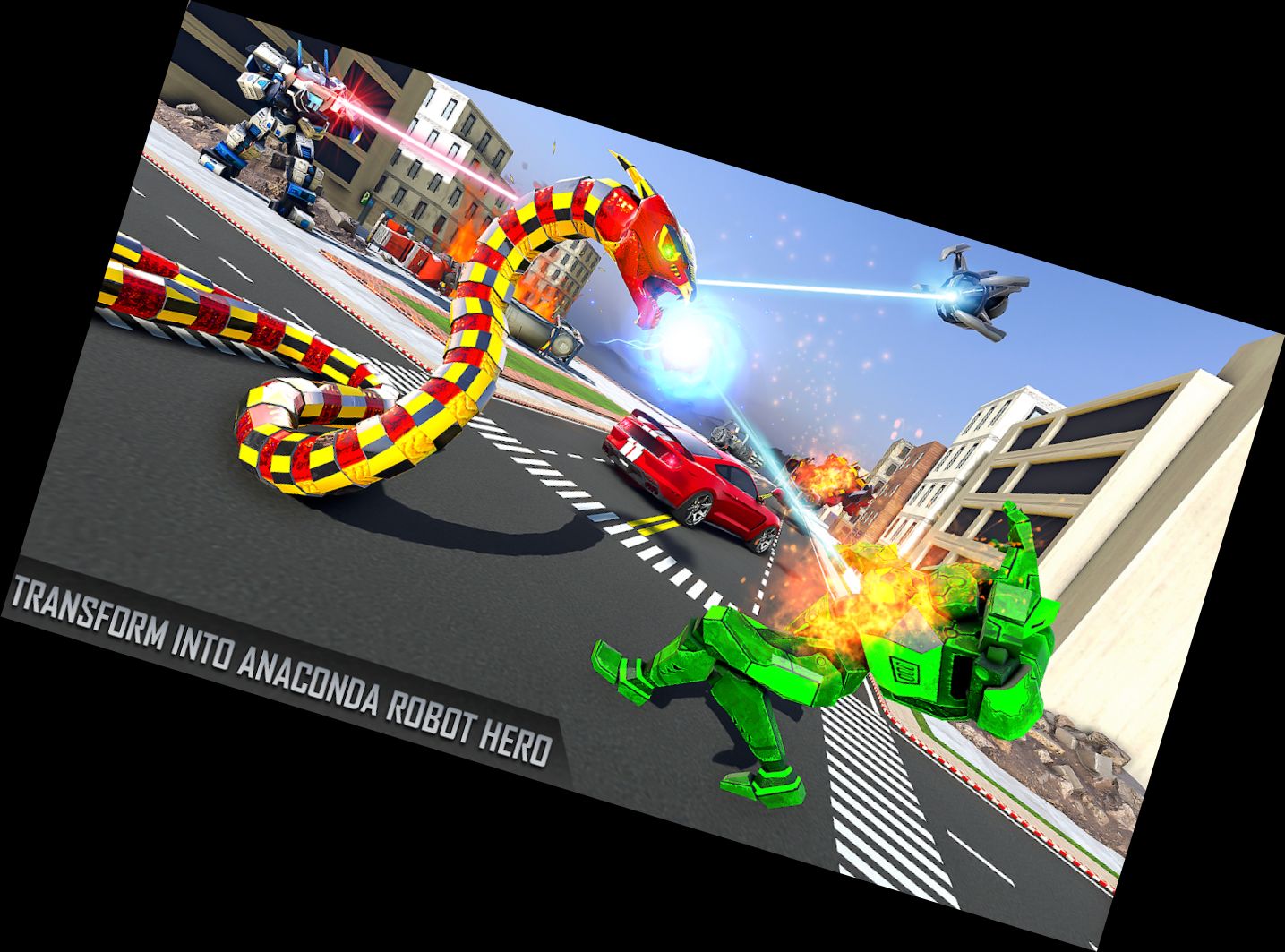 Anaconda Roboter Auto Roboter Spiel