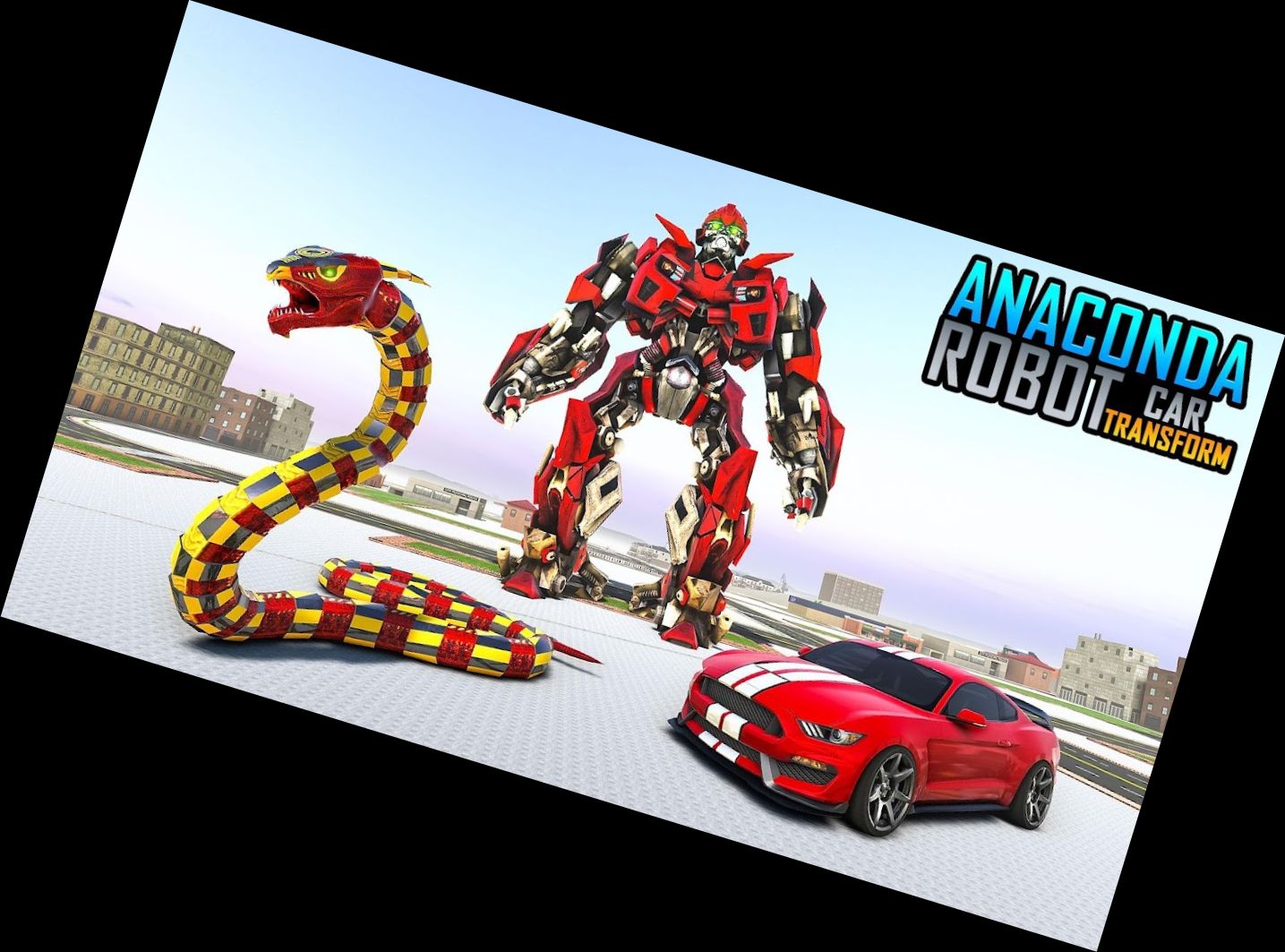 Anaconda Roboter Auto Roboter Spiel