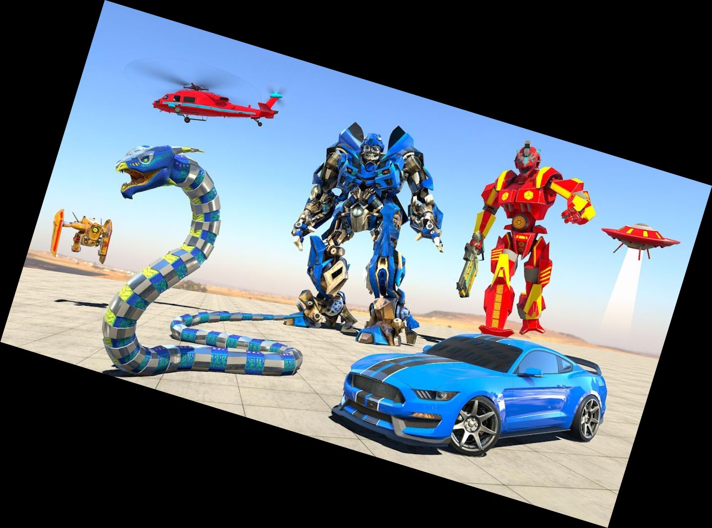 Anaconda Roboter Auto Roboter Spiel