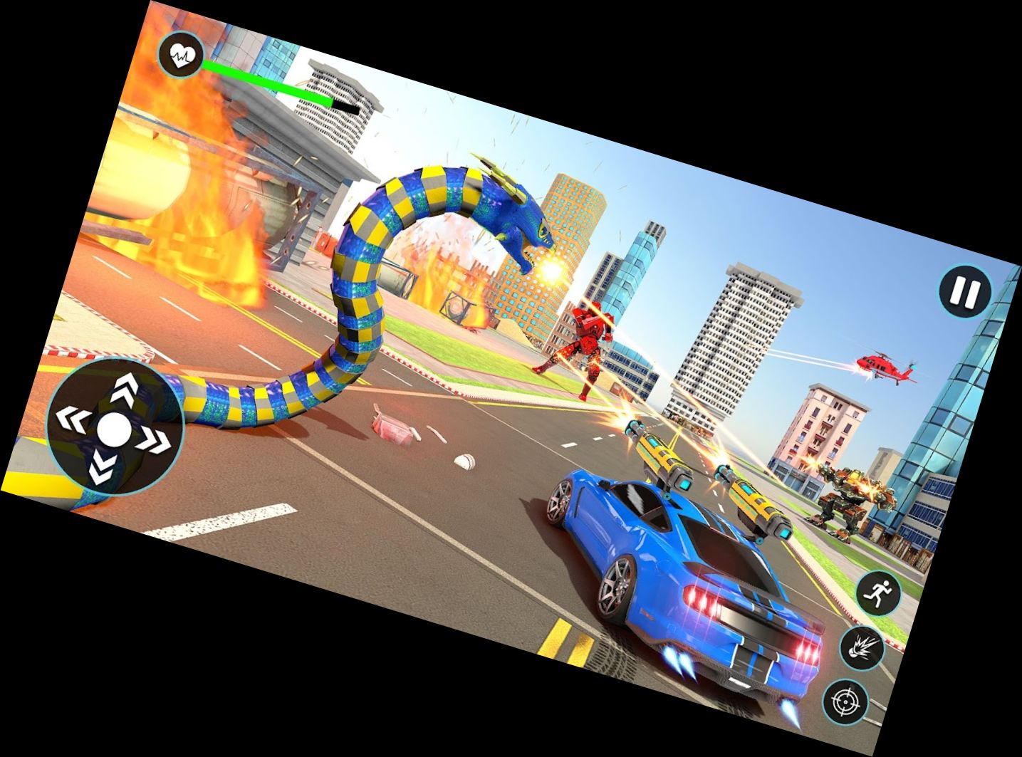 Anaconda Roboter Auto Roboter Spiel