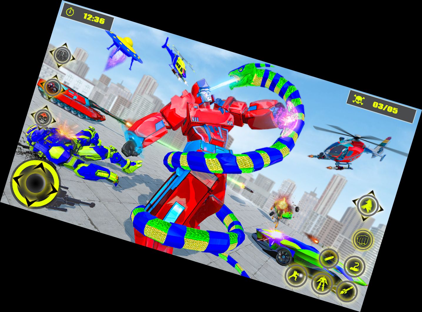 Anaconda Roboter Auto Roboter Spiel