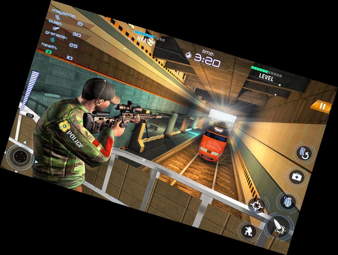 First Person Shooter Commando Training Gun Shooter