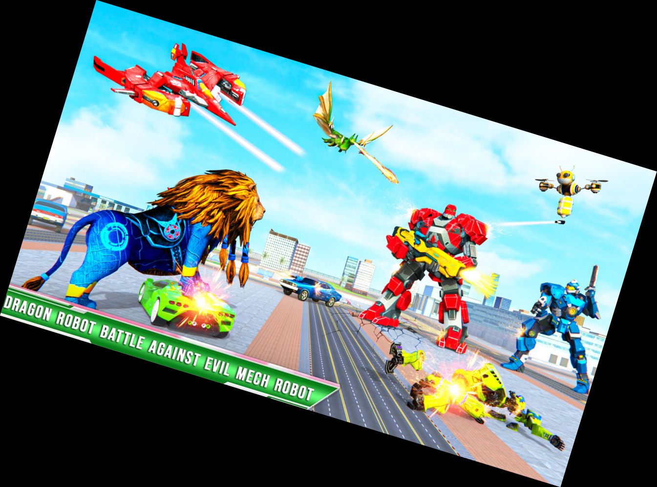 Autoroboter Spiele - Jet Roboter