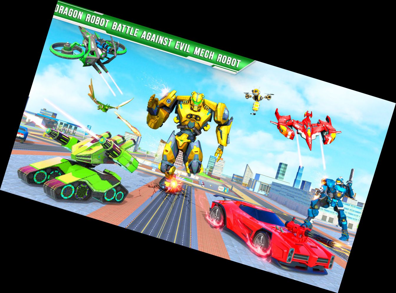 Autoroboter Spiele - Jet Roboter