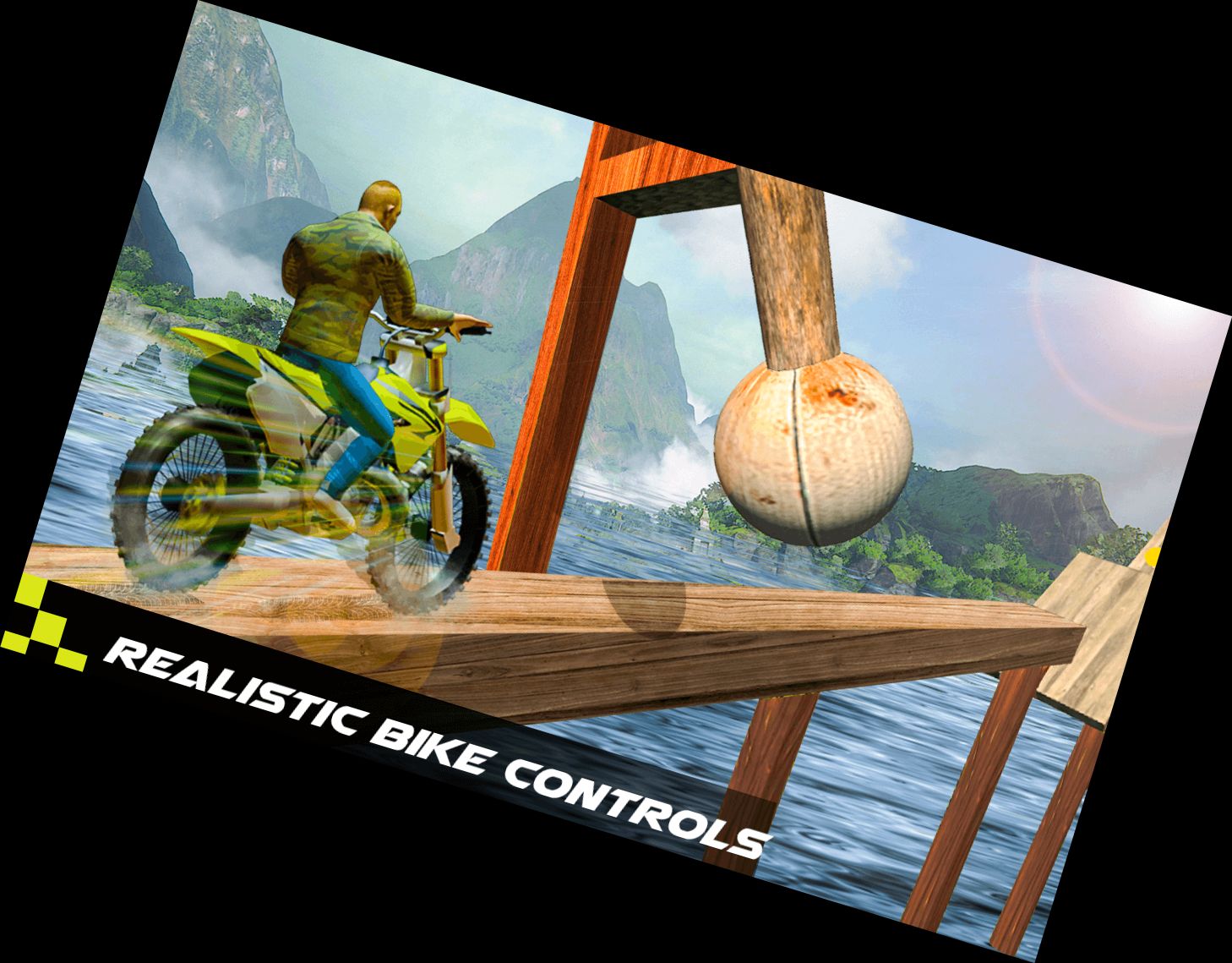 Stuntman-Bike-Rennen