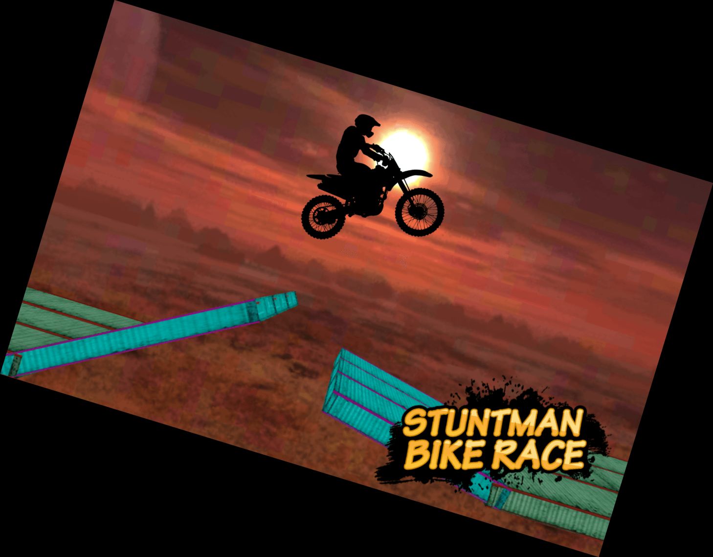 Stuntman-Bike-Rennen