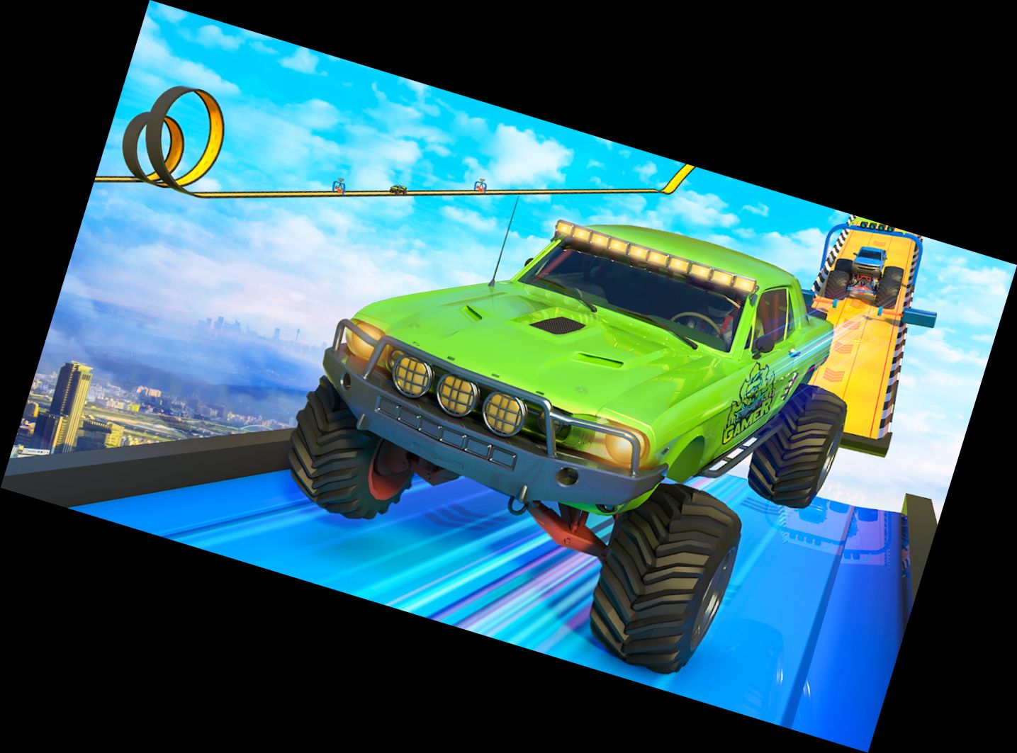 Turbo Truck Racing Stunt Driver Games