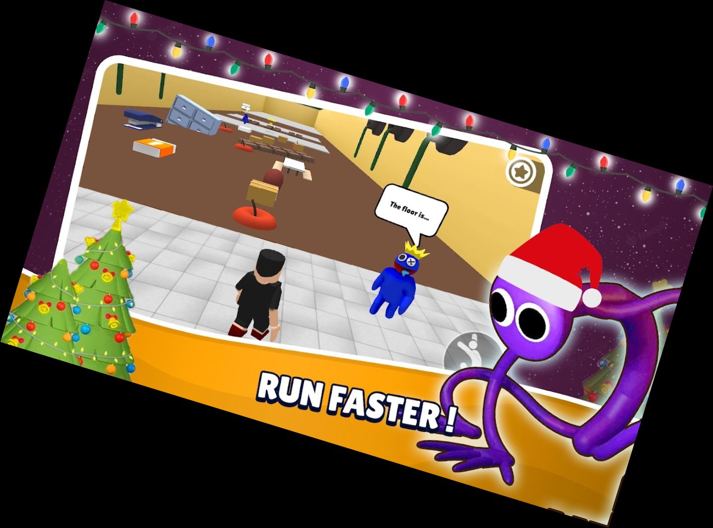 Entkomme dem Blauen Monsterfreund