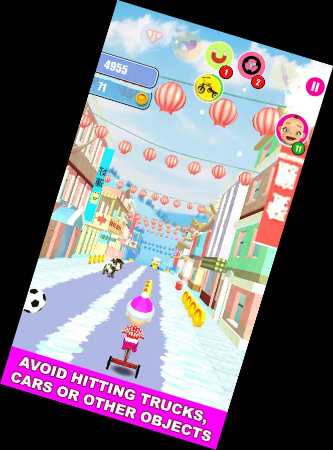 Baby Schnee Lauf - Laufspiel