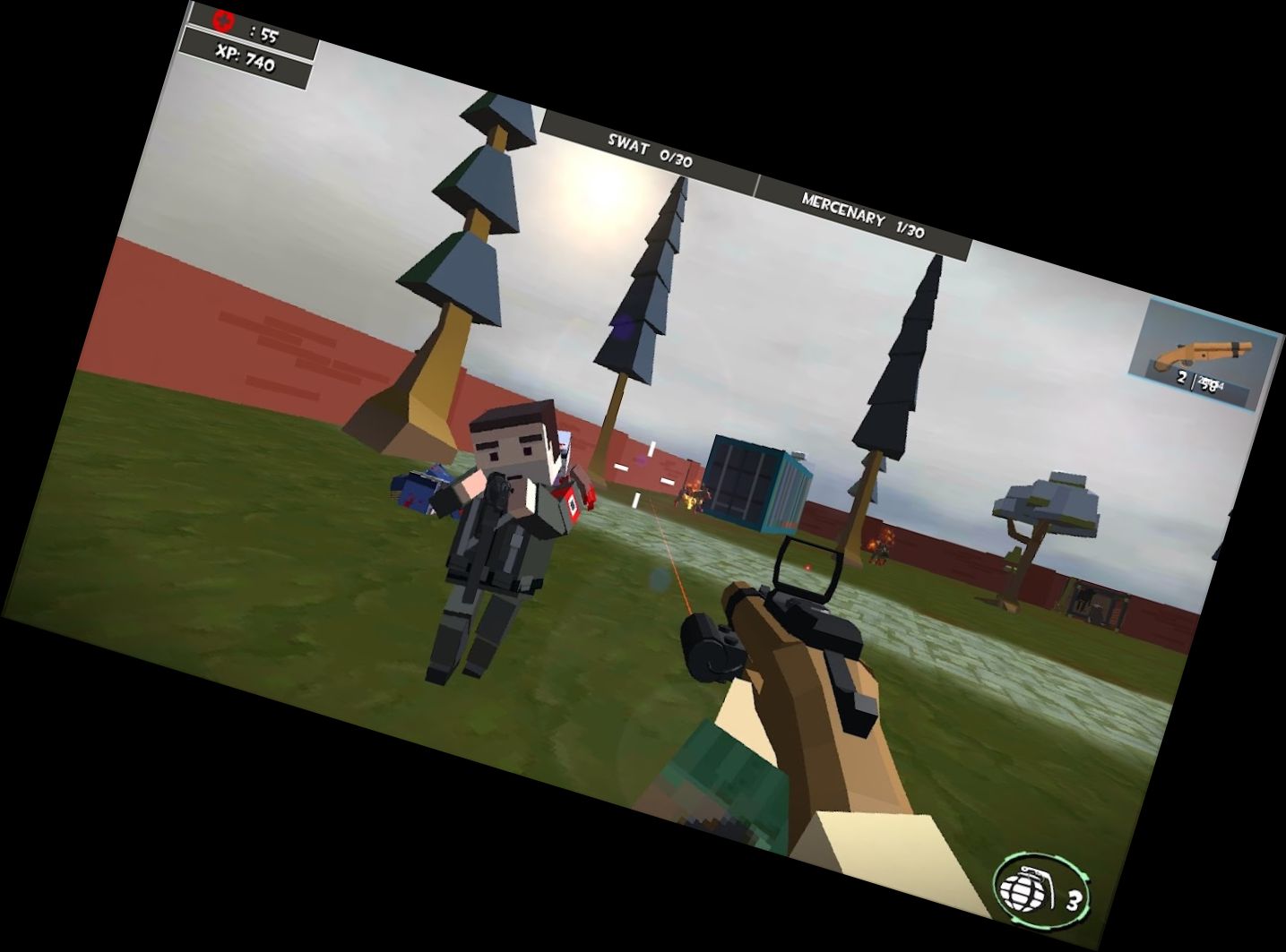 Kampf Pixel Zombie Überleben