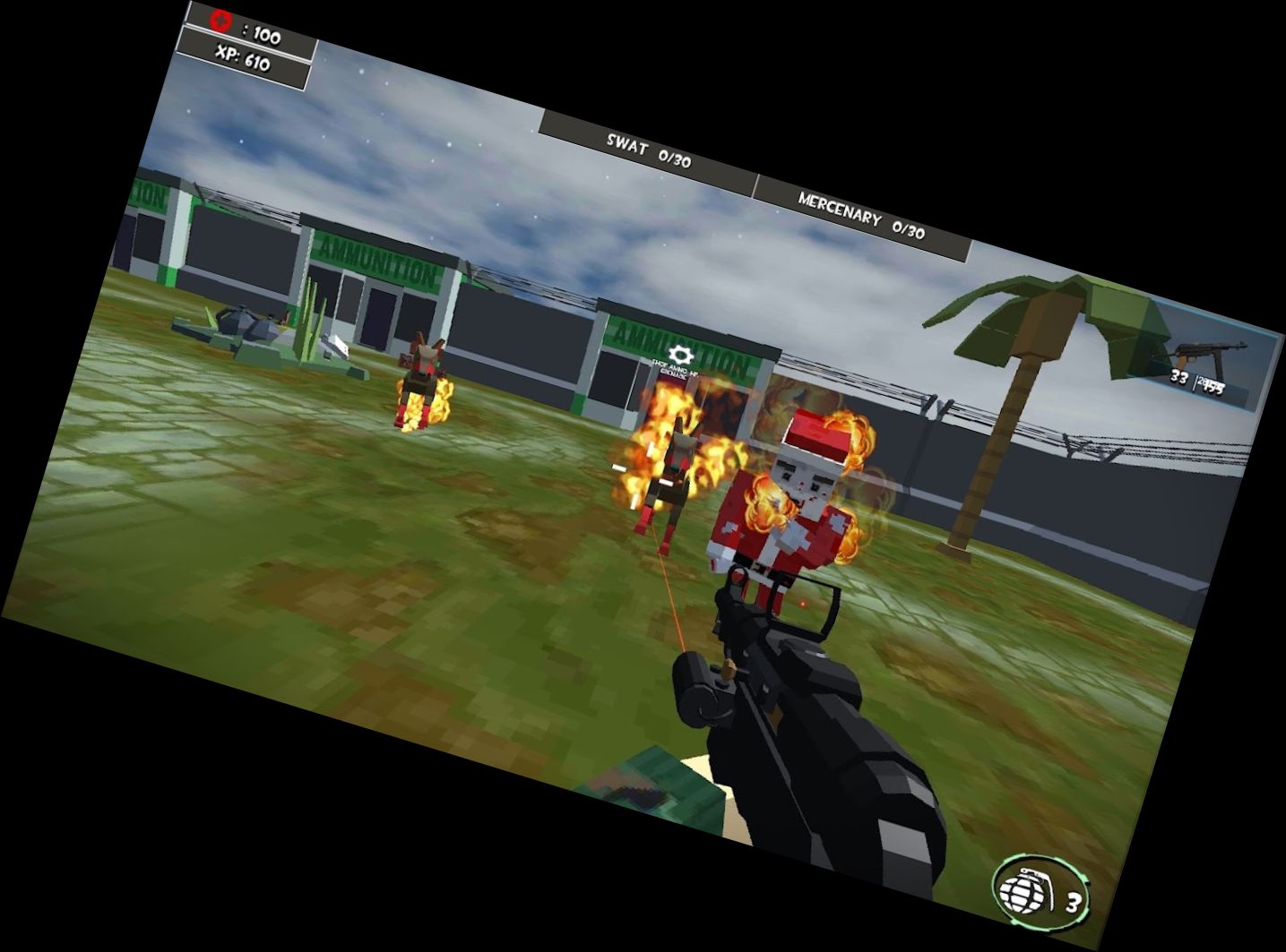 Kampf Pixel Zombie Überleben