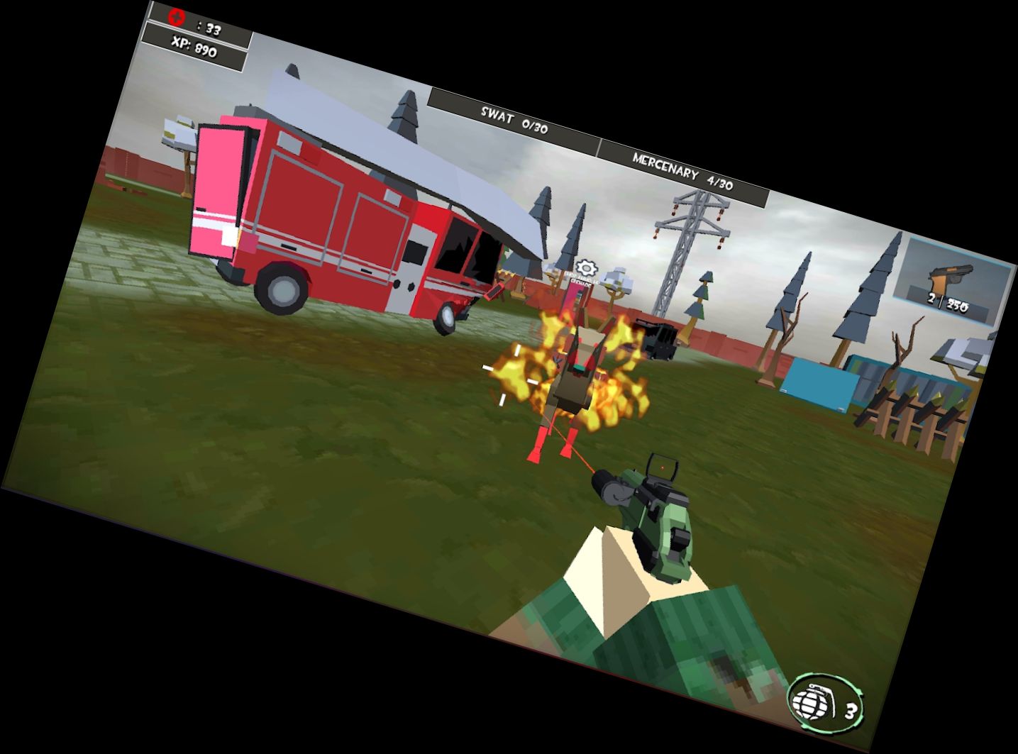 Kampf Pixel Zombie Überleben