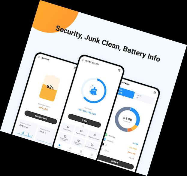 Junk Cleaner - Очистник сміття - Ора PhoneMaster