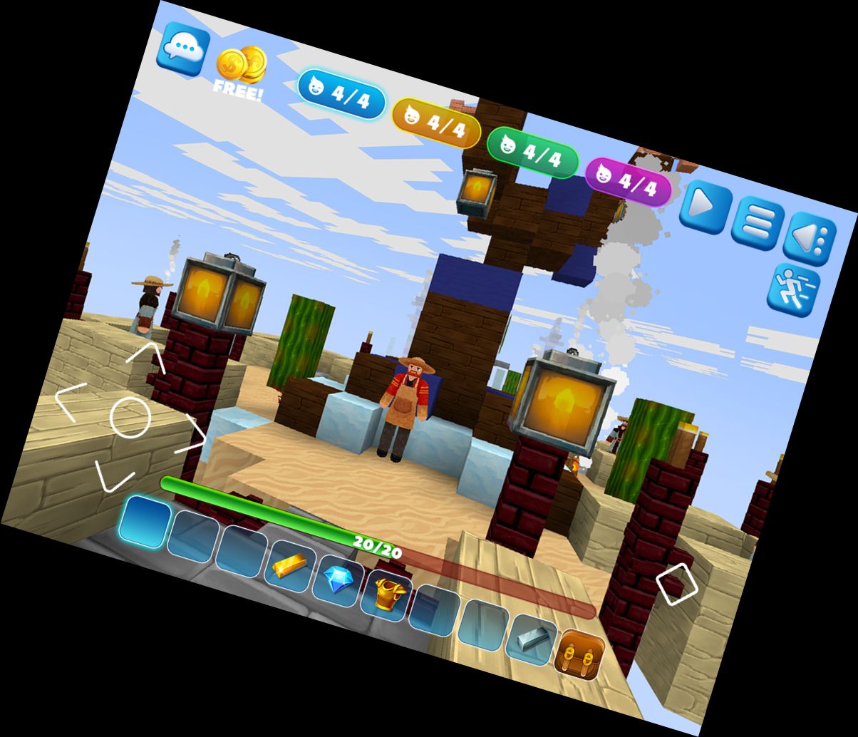 Bett-Schlacht: Block-Wars-Kraft