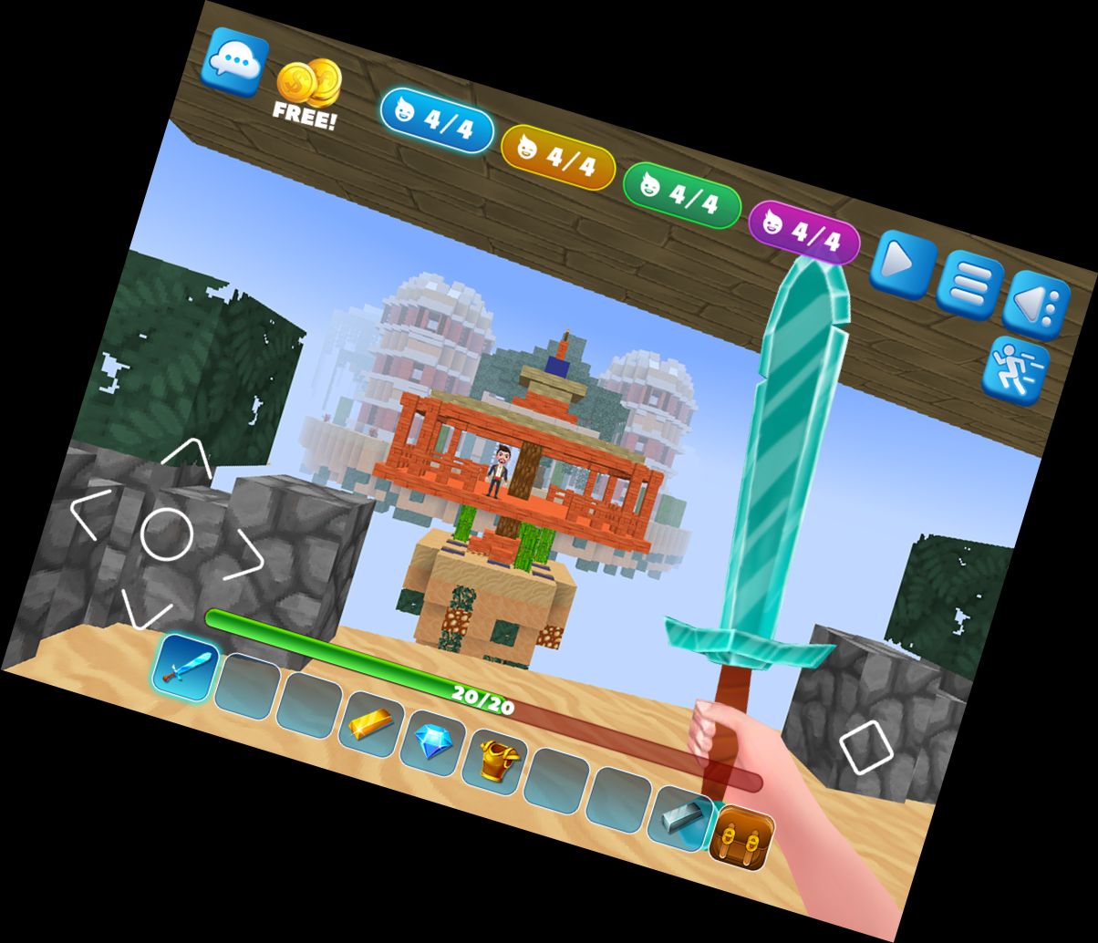 Bett-Schlacht: Block-Wars-Kraft