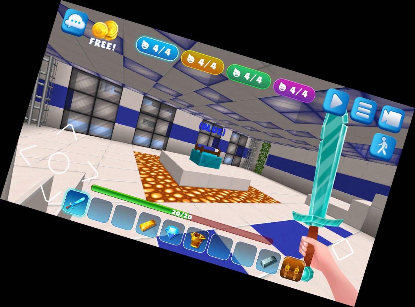 Bett-Schlacht: Block-Wars-Kraft