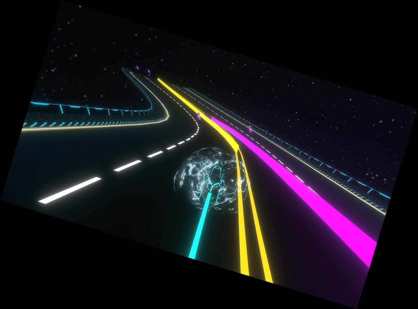 Neon Speedway: Luminous Motorcycle Racing