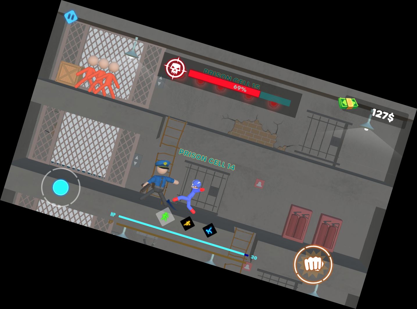 Человек-палочка: Побег из