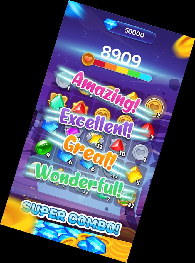 Edelstein-Planet - Schatz-Puzzle