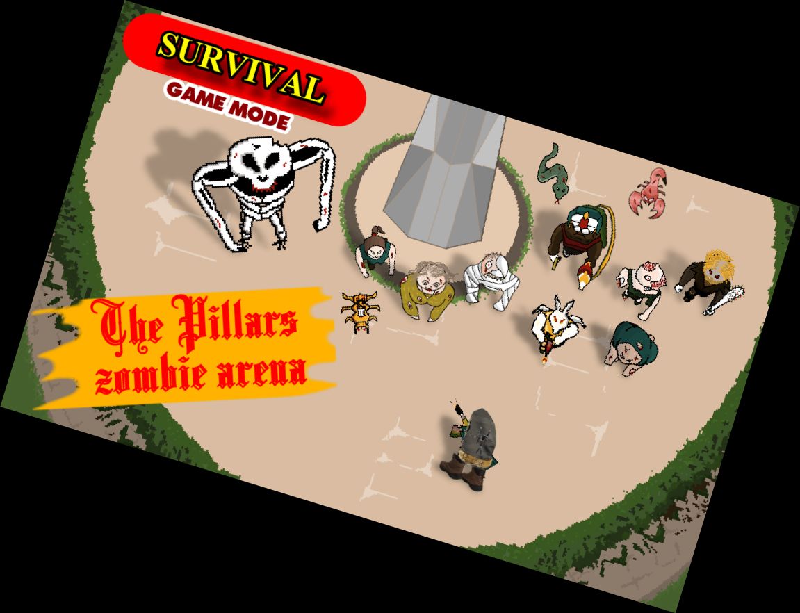 МонстрВей До Неба: Топ-Даун Стрілялка Малий