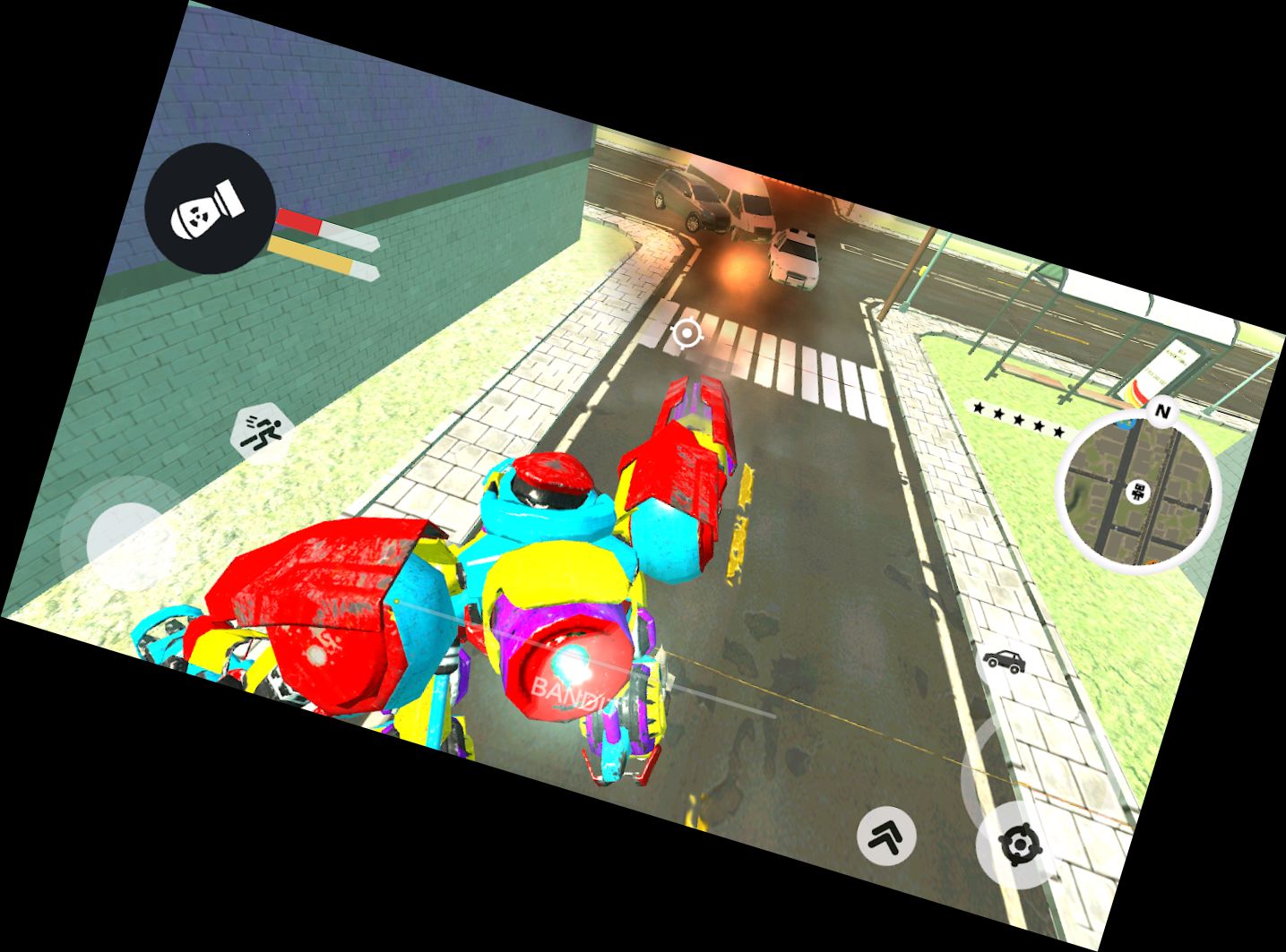 Гуманоїд-герой: битва