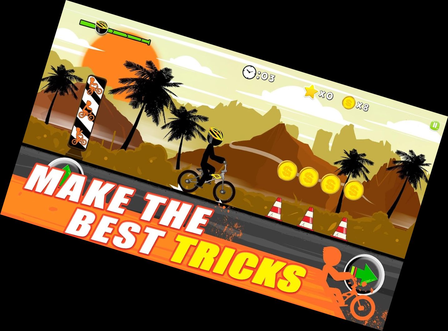 Stickman Bike : Profi-Fah