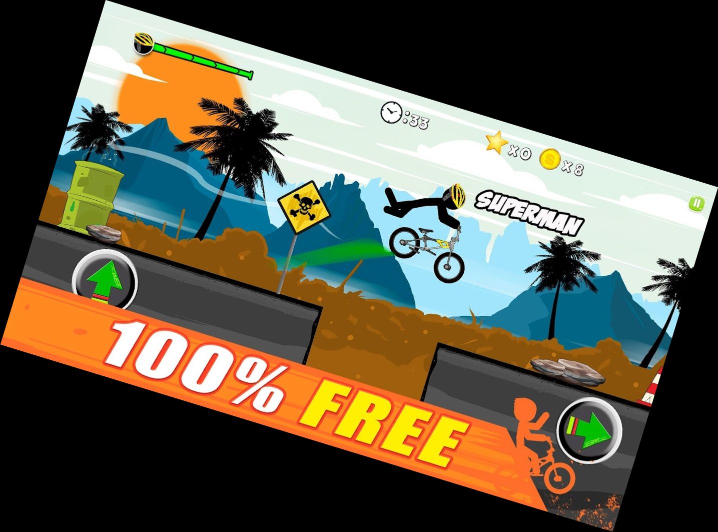 Stickman Bike : Profi-Fah