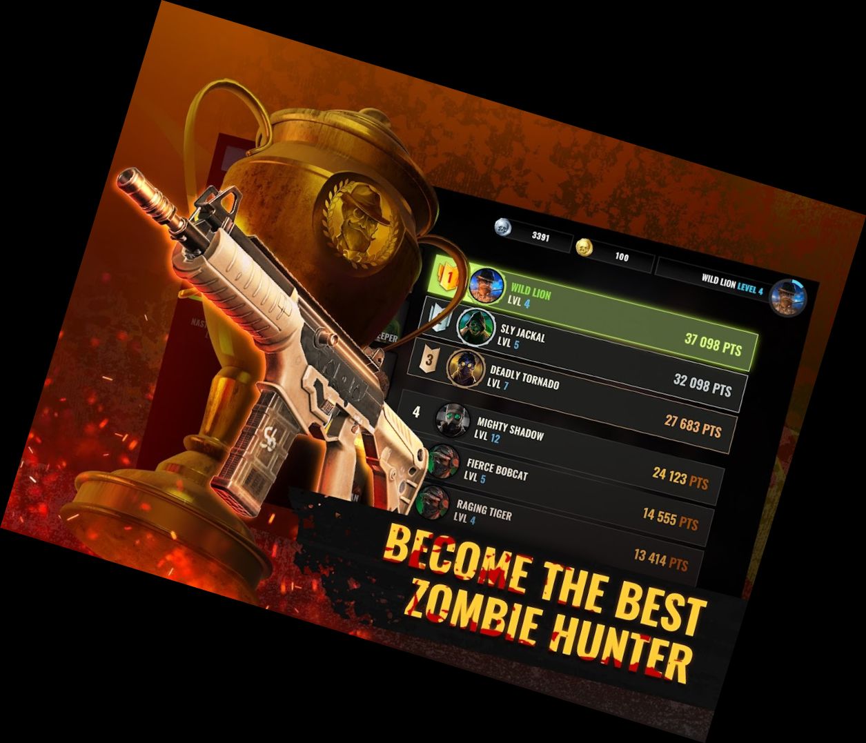 Untote Schlacht: Zombie Spiele 3D